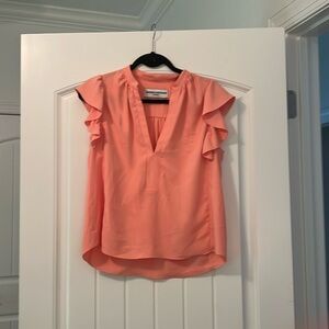 Amanda Uprichard flutter sleeve top, size medium